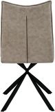 Monarch Specialties Inc. 2-Piece Black/Taupe Starburst Side Chair Set-4