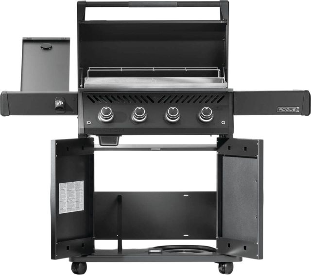Napoleon Rogue® PRO Phantom 30 4-Burner Matte Black Natural Gas Outdoor Griddle-1