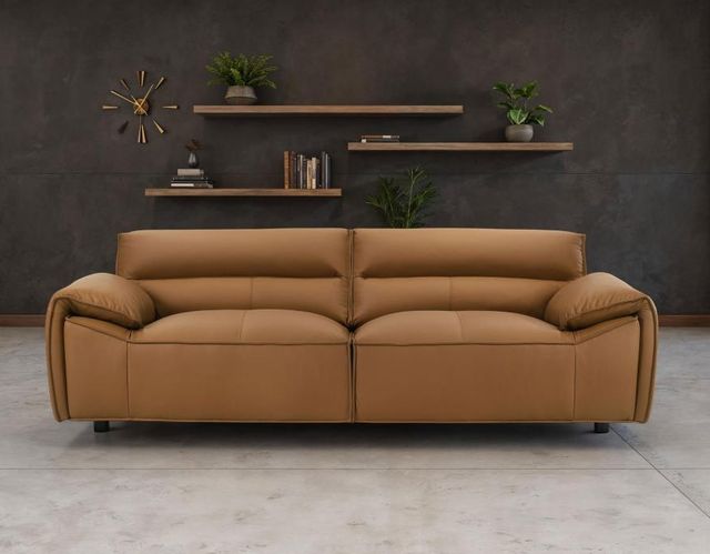 Coaster® Buxton Orange Upholstered Sofa-1
