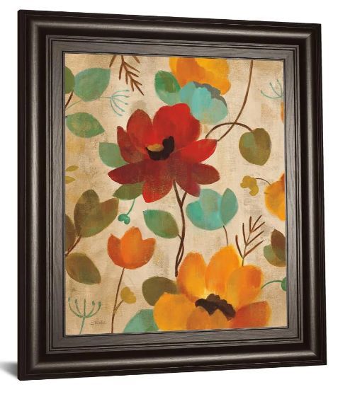 Classy Art Vibrant Embroidery Il by Silvia Vassileva Wall Art-1