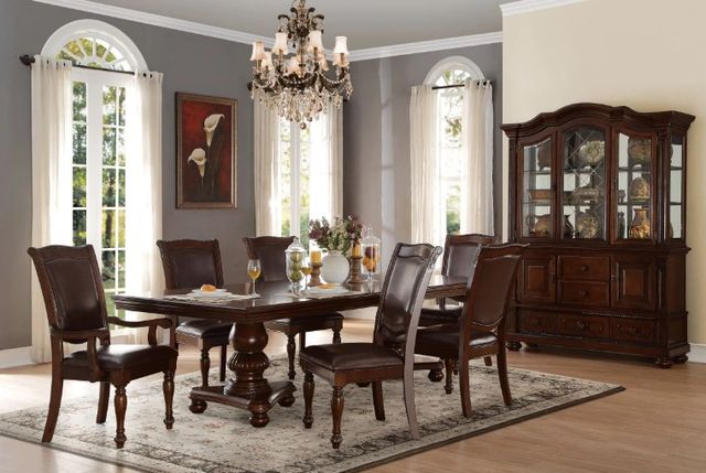 Homelegance® Lordsburg Brown Cherry Dining Side Chair-1