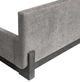 Magnussen Home® Kinsley Black Heron/Oslo Pewter Queen Upholstered Panel Bed-4