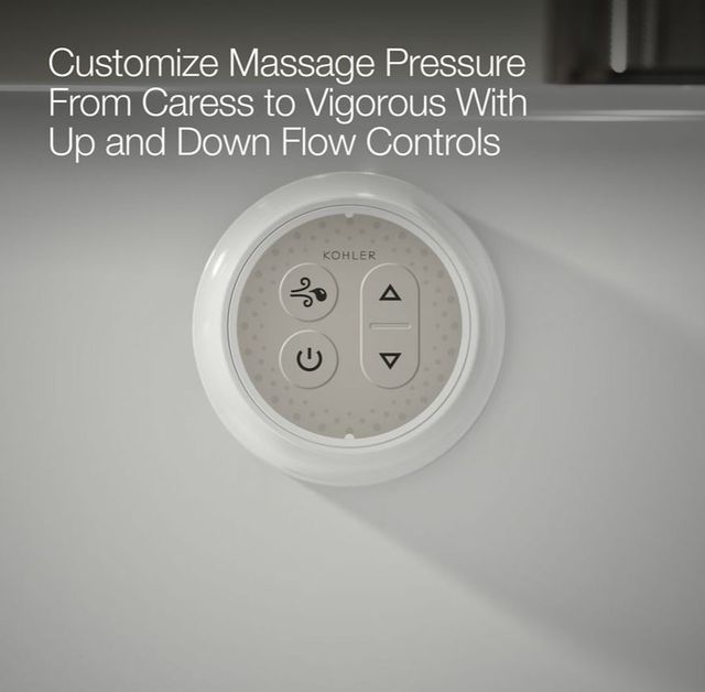 KOHLER® Underscore® Ice Gray 66" x 36" Drop-In/Undermount Heated BubbleMassage™ Air Bath with Bask® Heated Surface-4