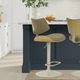 Armen Living Leland Oak/Vintage Taupe Barstool-1