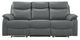 Mazin Furniture Wembley 3-Piece Dark Gray Reclining Modular Sofa-1