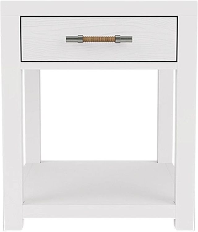 Riverside Furniture Rosalie White End Table-1