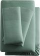 Malouf® 2-Piece Sage Linen-Weave Cotton Queen Pillow Case-0