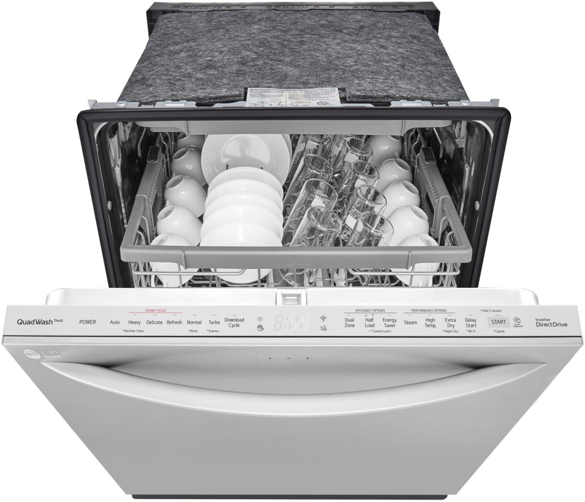 LG STUDIO 24" Top Control Smart Built-In Tub Dishwasher - Thumbnail 2