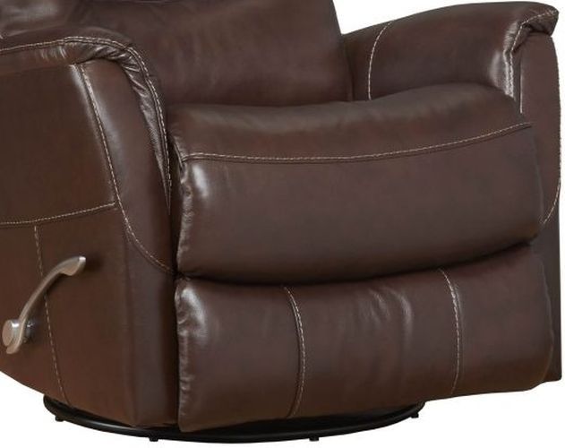 HomeStretch Revelation Walnut Manual Swivel Glider Recliner-2