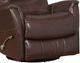HomeStretch Revelation Walnut Manual Swivel Glider Recliner-2