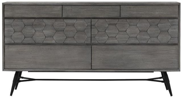 Armen Living Makena Tundra Gray Dresser -3