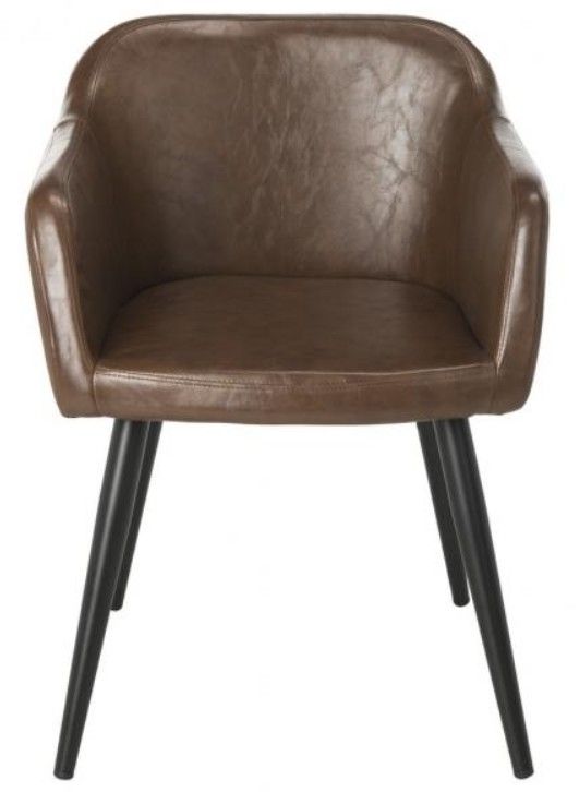 Safavieh Adalena Black/Brown Accent Chair-1