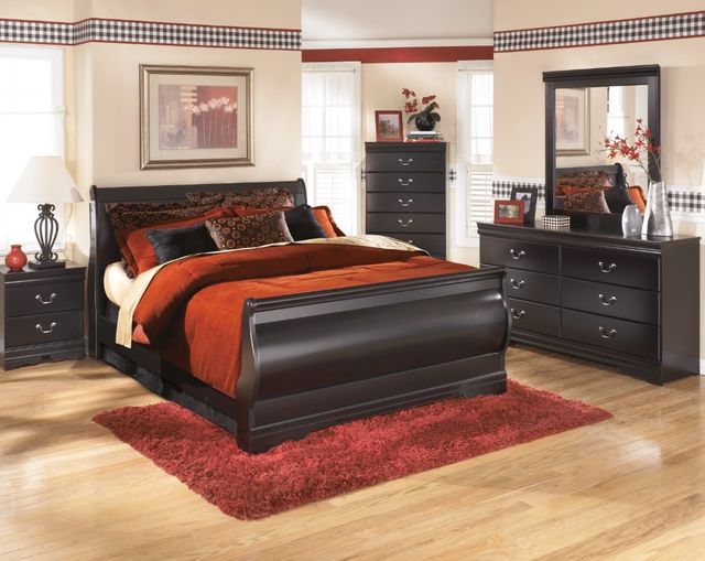 Signature Design by Ashley® Huey Vineyard Black Nightstand-2
