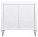 Coaster® Cardella Distressed White 2-Door Cabinet-1