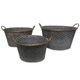 A & B Home Southern Living 3-Piece Copper Planter Set-0