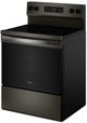 Whirlpool® 30" Black Stainless Steel Freestanding Electric Range with Air Cooking Technology-2