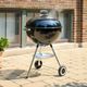 Weber® Original Kettle® 22" Black Freestanding Charcoal Grill-1