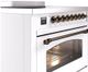 Ilve® Nostalgie II Series 36" White Pro Style Induction Range-4