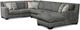 England Furniture Customizable Del Mar Luckenbach 3-Piece Sectional with Nailhead Trim-0