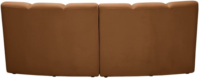 Meridian Furniture Infinity 2-Piece Saddle Velvet Modular Sectional-1