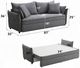ACME Furniture Irina Gray Sleeper Sofa-2