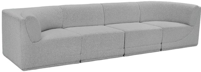 Meridian Furniture Ollie 4-Piece Gray Modular Sofa-0