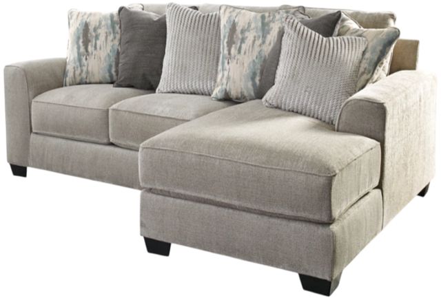 Benchcraft® Ardsley 2-Piece Pewter Right-Arm Facing Chaise Sectional-0