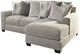 Benchcraft® Ardsley 2-Piece Pewter Right-Arm Facing Chaise Sectional-0