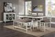 Standard Furniture Two-Tone Counter Height Upholstered Bench-1