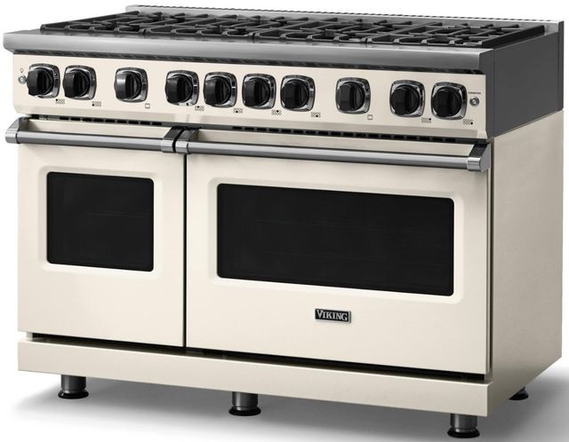 Viking® 7 Series 48'' Pure White Pro Style Natural Gas Range-3
