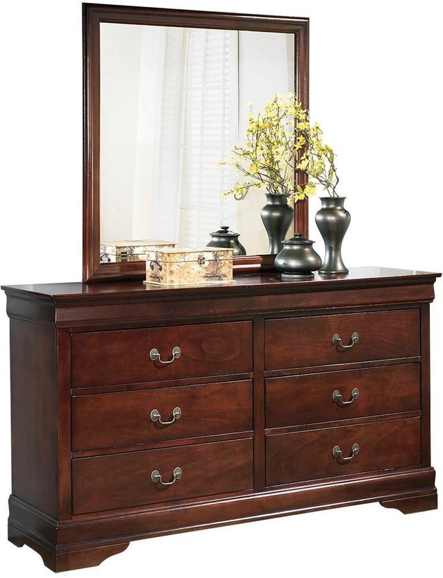 Signature Design by Ashley® Alisdair 3-Piece Dark Brown Twin Sleigh Bed Set-2