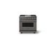 Viking® 5 Series 36" Damascus Gray Pro Style Dual Fuel (LP) Range with Polished Chrome Trim-0