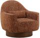 Dovetail Furniture Eastleigh Orange Swivel Chair-0