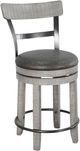 Sunny Designs™ Alpine Gray 24" Swivel Counter Stool-0