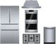 Bosch 5 Piece Stainless Steel Gas Kitchen Package-0