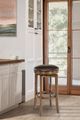 HH2 Home Brendan Brown Cherry Swivel Counter Stool-1