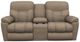 La-Z-Boy® Morrison Saddle Power Reclining Loveseat with Console and Headrest-1