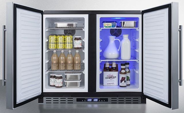 Summit® 5.8 Cu. Ft. Stainless Steel Under the Counter Refrigerator-3