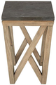Riverside Furniture Hawkins Antique Oak/Bluestone Chair Side Table-1