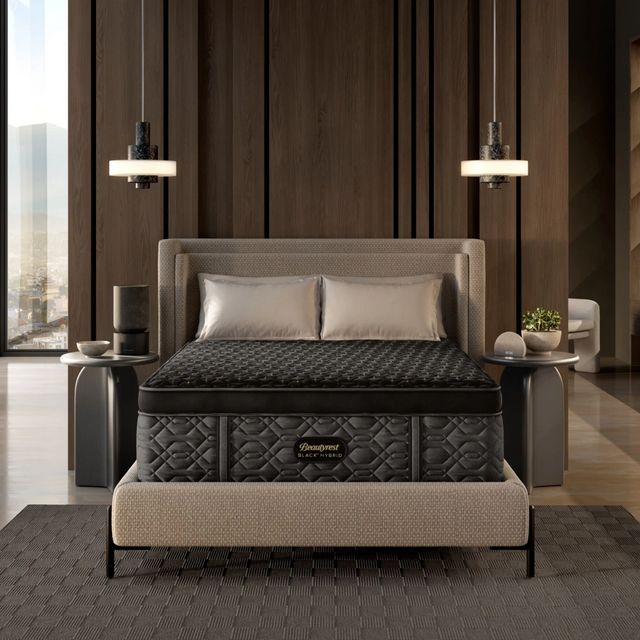 Beautyrest Black® Series 4 Hybrid 16" Firm Box Top Queen Mattress-9