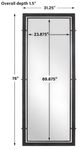 Uttermost® Westley Dark Bronze Tall Mirror-2