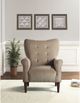 Mazin Furniture Kyrie Brown Upholstered Accent Chair-4