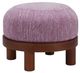Zuo® Modern Gome Walnut/Wisteria Purple Ottoman-0