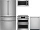 Café™ 4 Piece Stainless Steel Gas Kitchen Package-0
