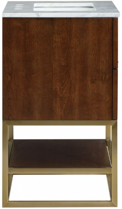 Meridian Furniture Monad Walnut 24" Bathroom Vanity-4