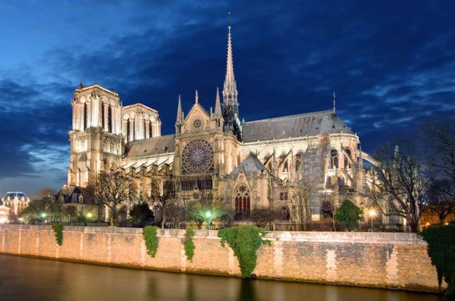 Classy Art Notre Dame Cathedral 1 Wall Art-1