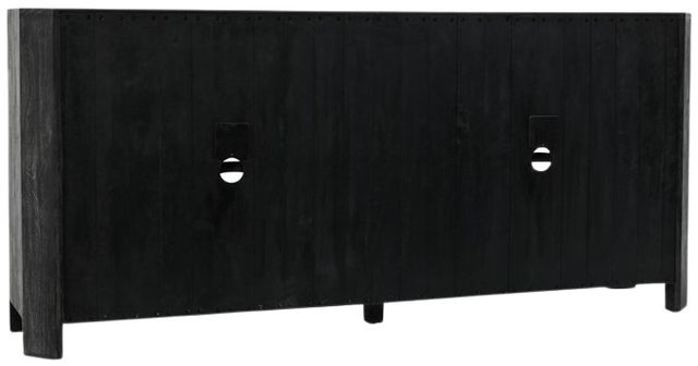 Classic Home Macarthur Antique Black 4-Door Cabinet-3