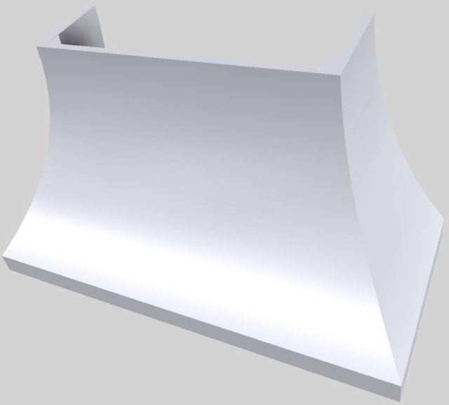 Vent-A-Hood® Designer Series 54" White Wall Mounted Range Hood-1