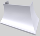 Vent-A-Hood® Designer Series 54" White Wall Mounted Range Hood-4