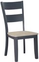 American Wholesale Furniture Graphite/Gray Dining Side Chair-0